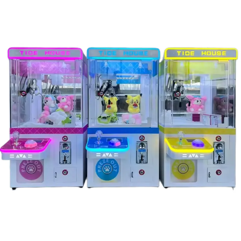 Color options for a coordinated claw machine lineup